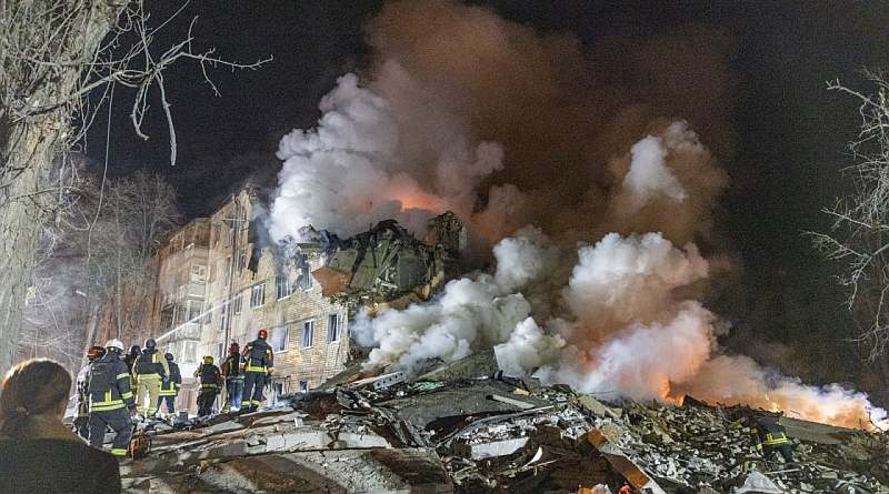 Hypocrisy against the backdrop of Kharkiv ruins