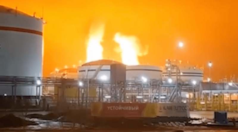 The entire Baltic oil and gas hub of Russia has been shut down (video)