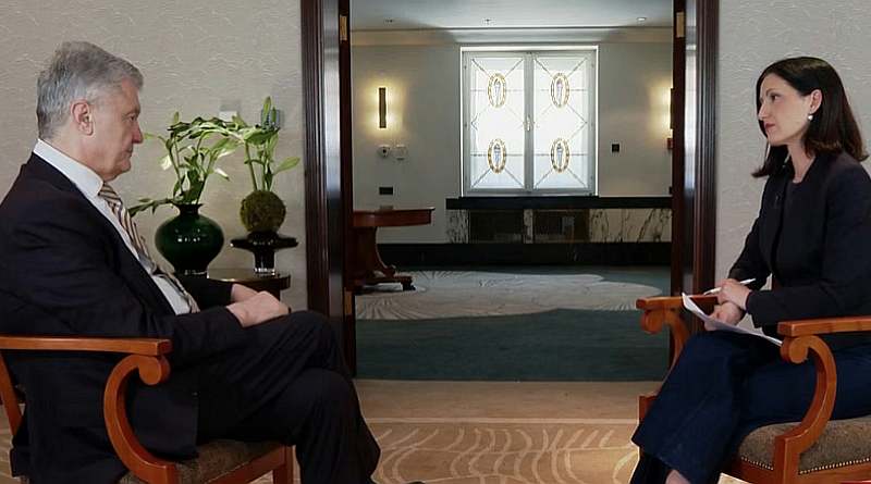 Poroshenko on the air of the Croatian TV channel N1 (video)