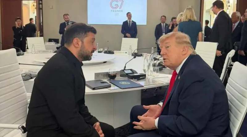 Zelensky before meeting with Trump