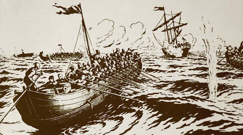 Zulu pontoons with fleet