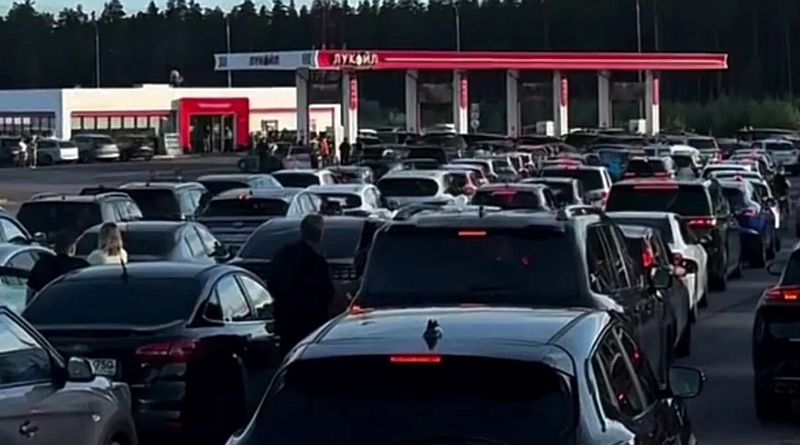 Kinetic sanctions in action. Russia faces a fuel shortage.