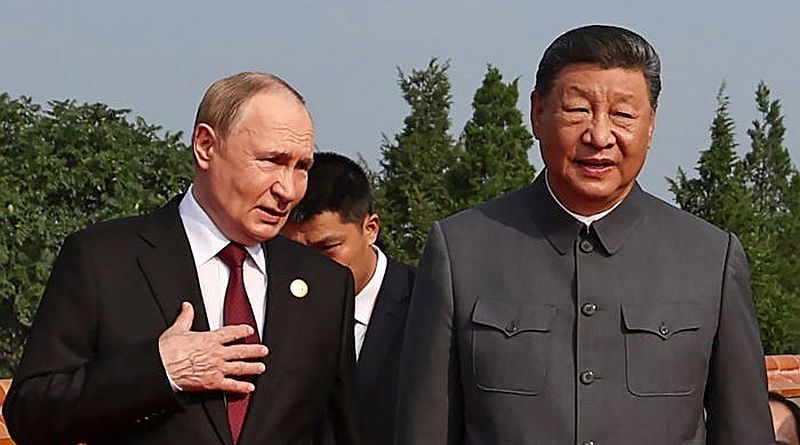 A weak Russia completely suits China.